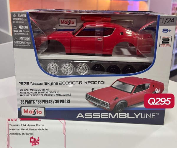 1:24 Assembly 1973 Nissan Sky GTR – RED