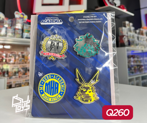 FUNKO 4PK PIN SET - UA HIGH MY HERO ACADEMIA