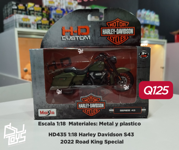 HD435	1:18 Harley Davidson S43 2022 Road King Special