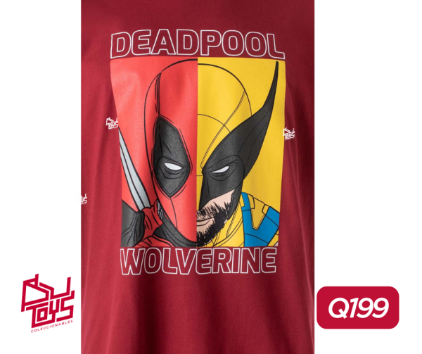 MOV237928 Playera Corinta Deadpool Wolverine - Imagen 3