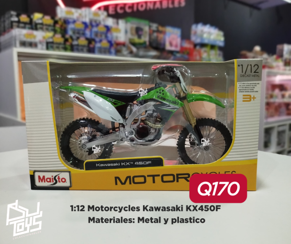 Motor126 1:12 Motorcycles Kawasaki KX450F - Imagen 2