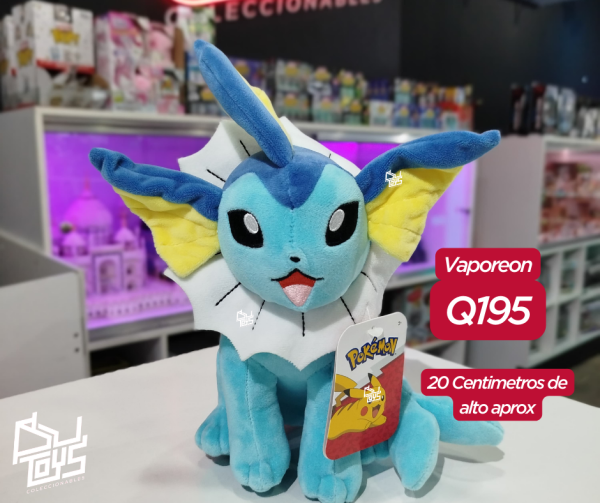 Vaporeon	POKEMON 8" PLUSH Vaporeon