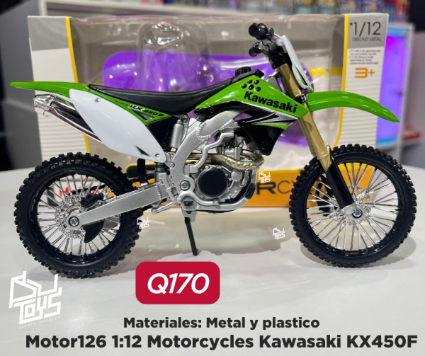 Motor126 1:12 Motorcycles Kawasaki KX450F