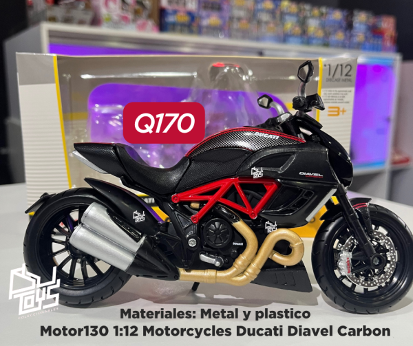 Motor130	1:12 Motorcycles Ducati Diavel Carbon