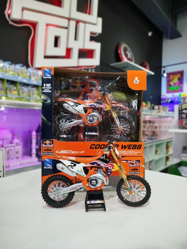 MJ583533	New Ray Moto 1:12 KTM 450 Red Bull Webb 