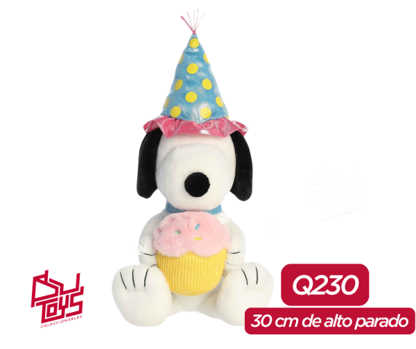 AU405097 Plush 30 CM BIRTHDAY SNOOPY Peanuts - Imagen 2