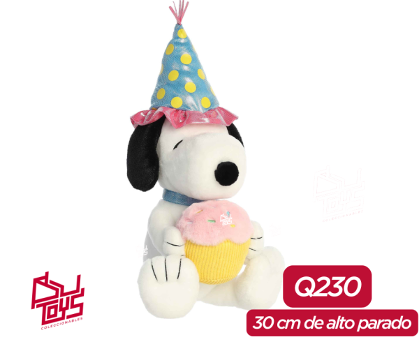 AU405097 Plush 30 CM BIRTHDAY SNOOPY Peanuts