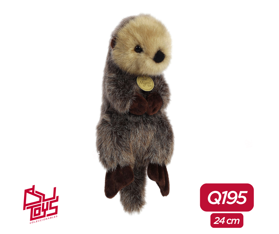 AU264663	Nutria Plush 24 cm BABY SEA OTTER - Imagen 2