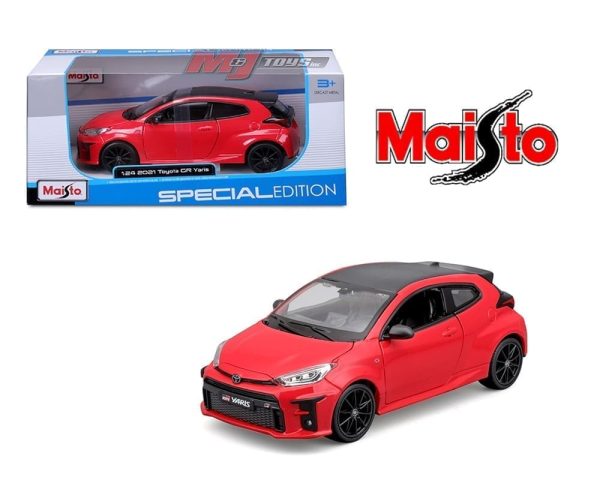 MJ906752	Maisto 1:24 2021 Toyota GR Yaris - Red - Special Edition