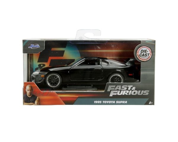 MJ033381	Jada 1:32 Fast & Furious 1995 Toyota Supra – Black