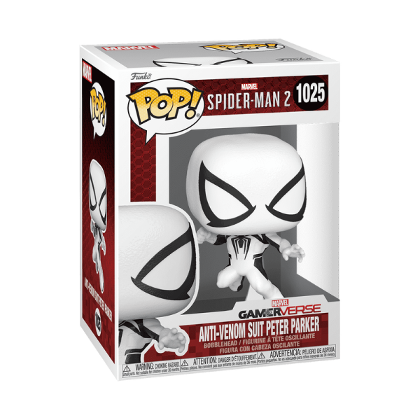 Fun803274	Spider-Man 2 Video Game Anti-Venom Suit Peter Parker Funko Pop - Imagen 2