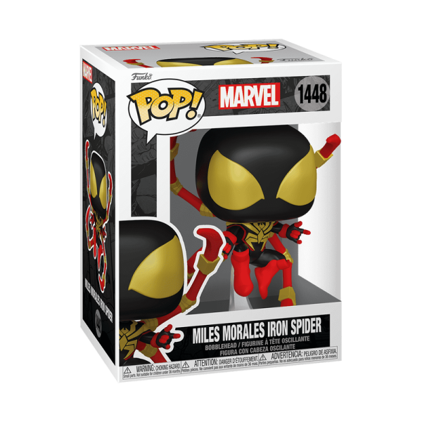 Fun837538	Spider-Man Comics Miles Morales Iron Spider Funko Pop! Vinyl Figure - Imagen 2