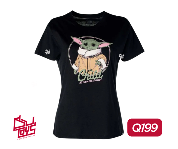 MOV233841 Playera Negra Dama Child