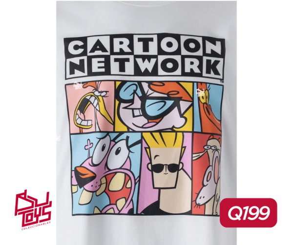 MOV238151 Playera Blanca Cartoon Network - Imagen 2