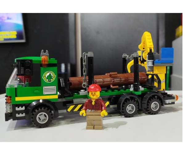 60059 Lego Logging Truck (Sin manuales, incompleto)