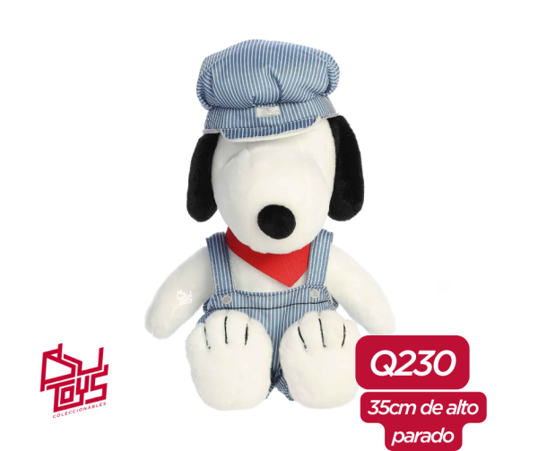 AU405127 Plush 35 cm TRAIN ENGINEER SNOOPY - Imagen 5