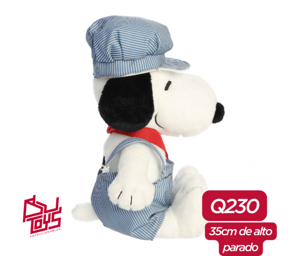 AU405127 Plush 35 cm TRAIN ENGINEER SNOOPY - Imagen 4