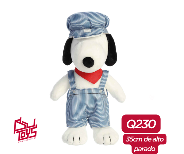 AU405127 Plush 35 cm TRAIN ENGINEER SNOOPY - Imagen 2