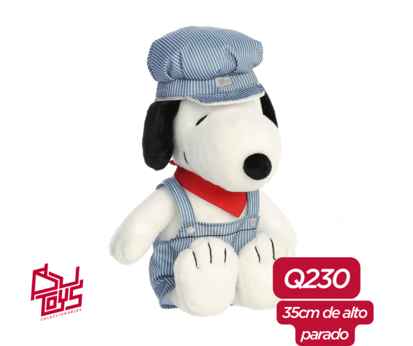 AU405127 Plush 35 cm TRAIN ENGINEER SNOOPY