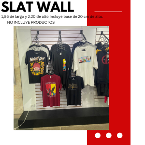 Mueble Slat Wall