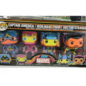 fun588621 POP MARVEL: BLACKLIGHT 4 PACK