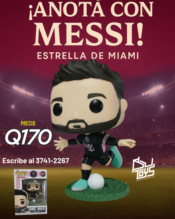 Fun886178	 Funko Pop MLS Inter Miami Lionel Messi (Away)