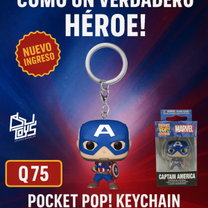 Fun824927	Funko Key Chain Classics Captain America