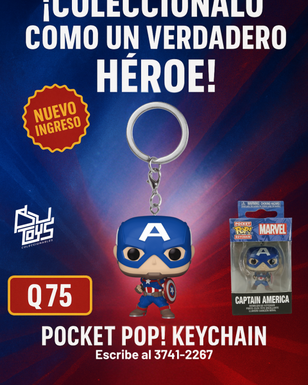 Fun824927	Funko Key Chain Classics Captain America