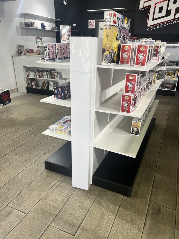 Mueble de exhibición con luz 1.4 m Doble cara - Imagen 3