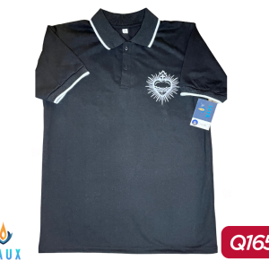 MAUX185 Camisa Polo Corazon Azul