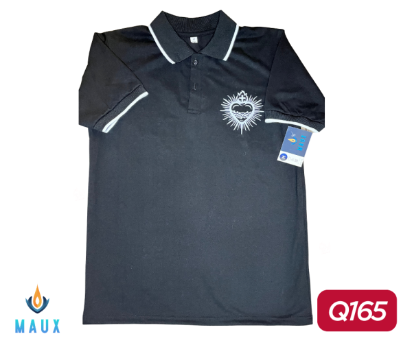 MAUX185 Camisa Polo Corazon Azul