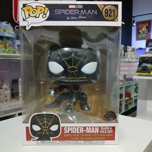 fun606608	Spiderman black y gold suit 10 pulgadas