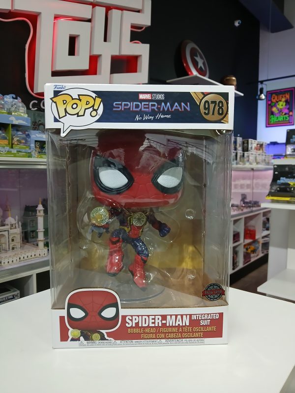 fun608503	spiderman integrated suit 10 pulgadas