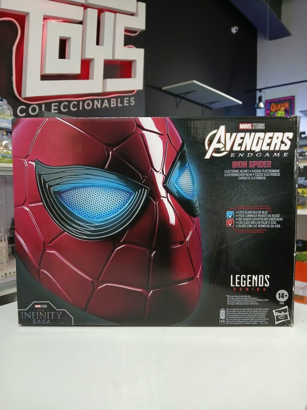 Has842070	casco spider man no prende las luces de los ojos