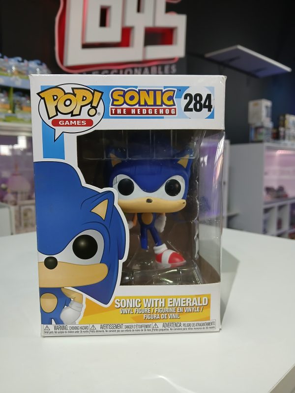 ROTO fun201476	POP Games: Sonic - Sonic w/ Emerald  SIN PIERNA