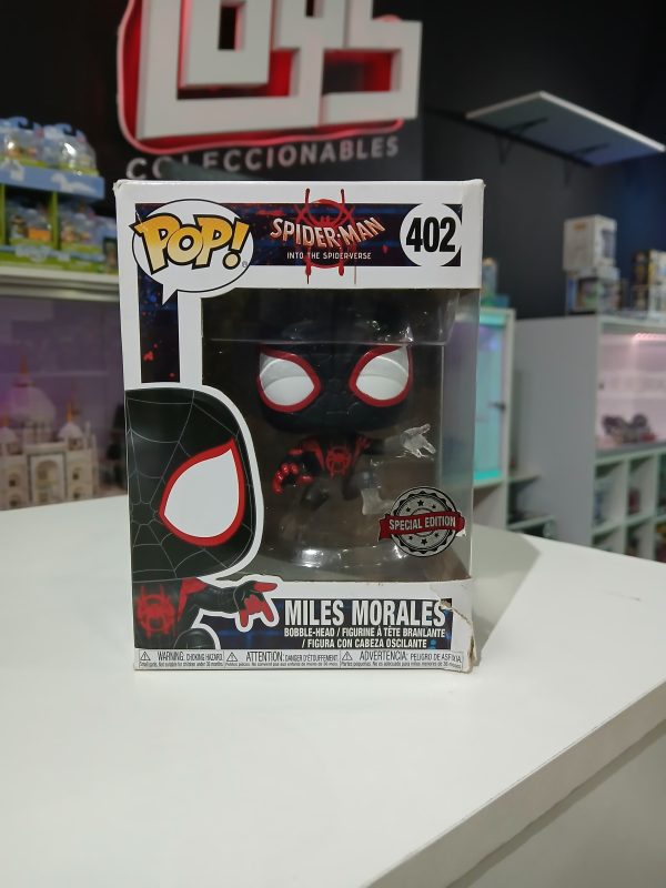roto fun423236	POP Miles Morales Spiderman Disapearing  roto