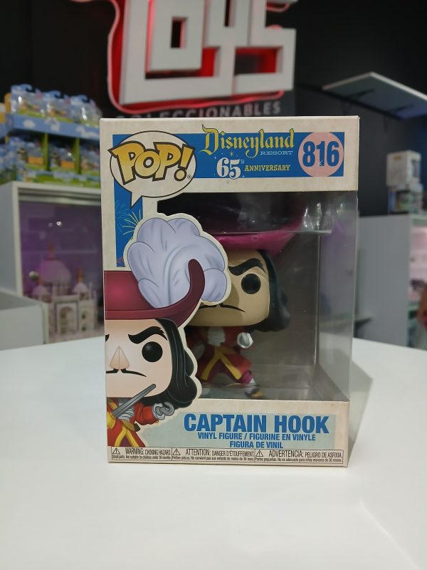 fun513753	FUNKO POP! DISNEY: / DISNEY 65TH-CAPTAIN HOOK roto