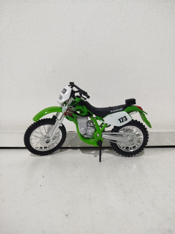 Moto abierta verde 123