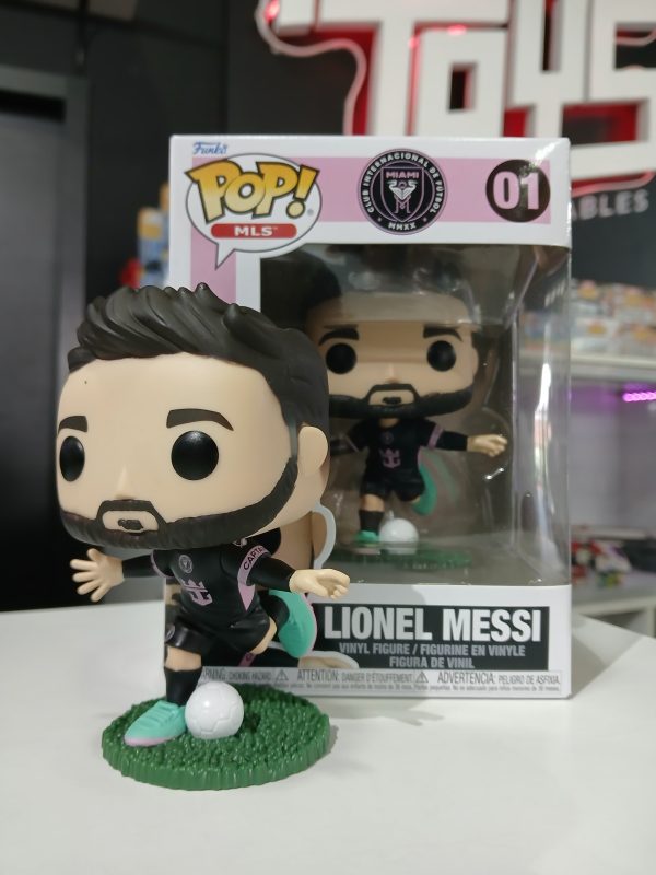 Fun886178	 Funko Pop MLS Inter Miami Lionel Messi (Away) - Imagen 3