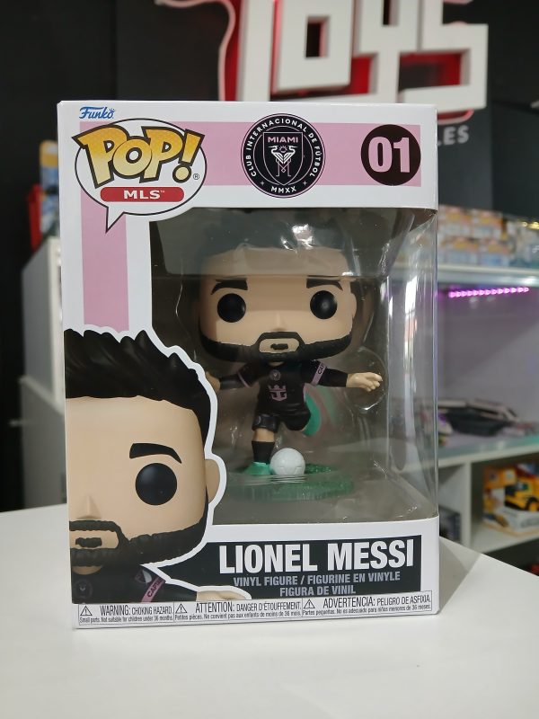 Fun886178	 Funko Pop MLS Inter Miami Lionel Messi (Away) - Imagen 4
