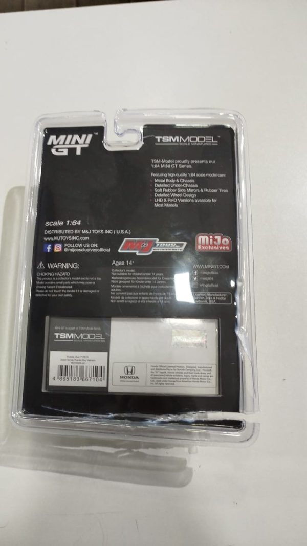 ABIERTO MJ667104	Mini GT 1:64 Honda Civic Type R ABIERTO - Imagen 2