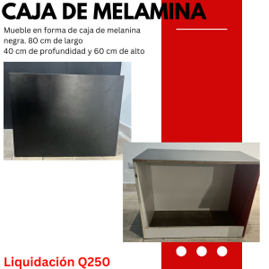 Caja de melamina