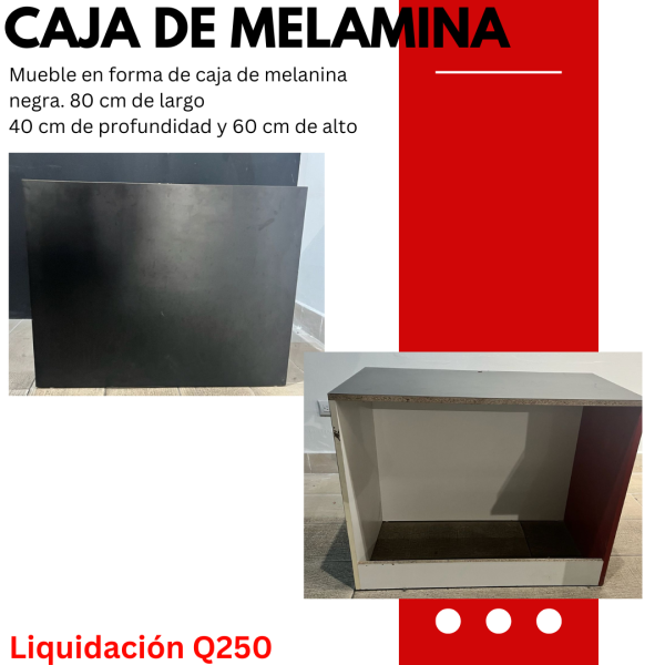 Caja de melamina