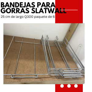 Bandeja para gorras Slatwall