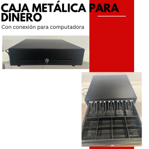 Caja metálica para dinero