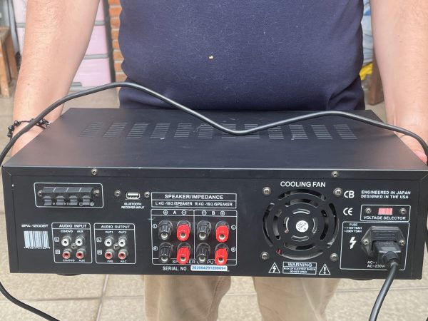 Studio Z SPA-1200BT – Amplificador receptor híbrido digital con radio - Imagen 2