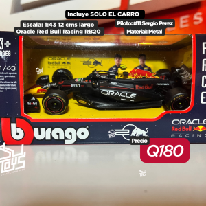 Bburago 1:43 Oracle Red Bull Racing RB20 #11 Sergio Perez – Race formula