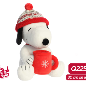 WINTER HAT SNOOPY WITH MUG 30 cm peanuts