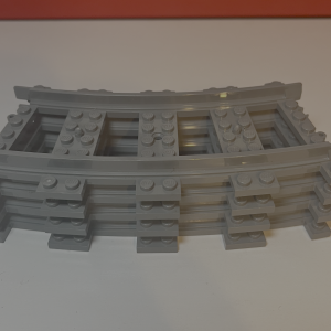 4 pistas curva de tren LEGO