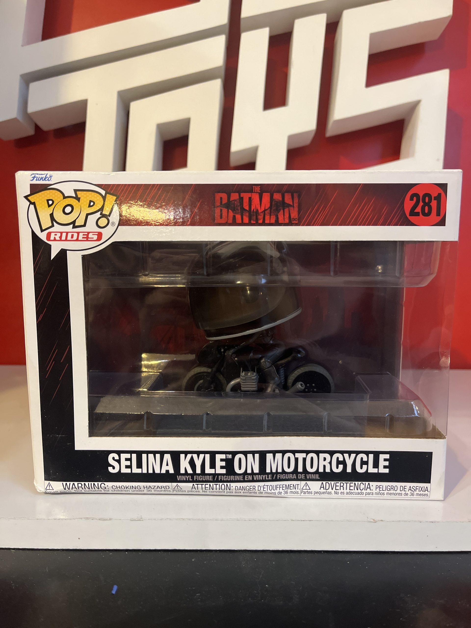 Funko DC Pop! Rides Selina Kyle on Motorcycle #281